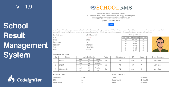 School Result Management System PHP Script