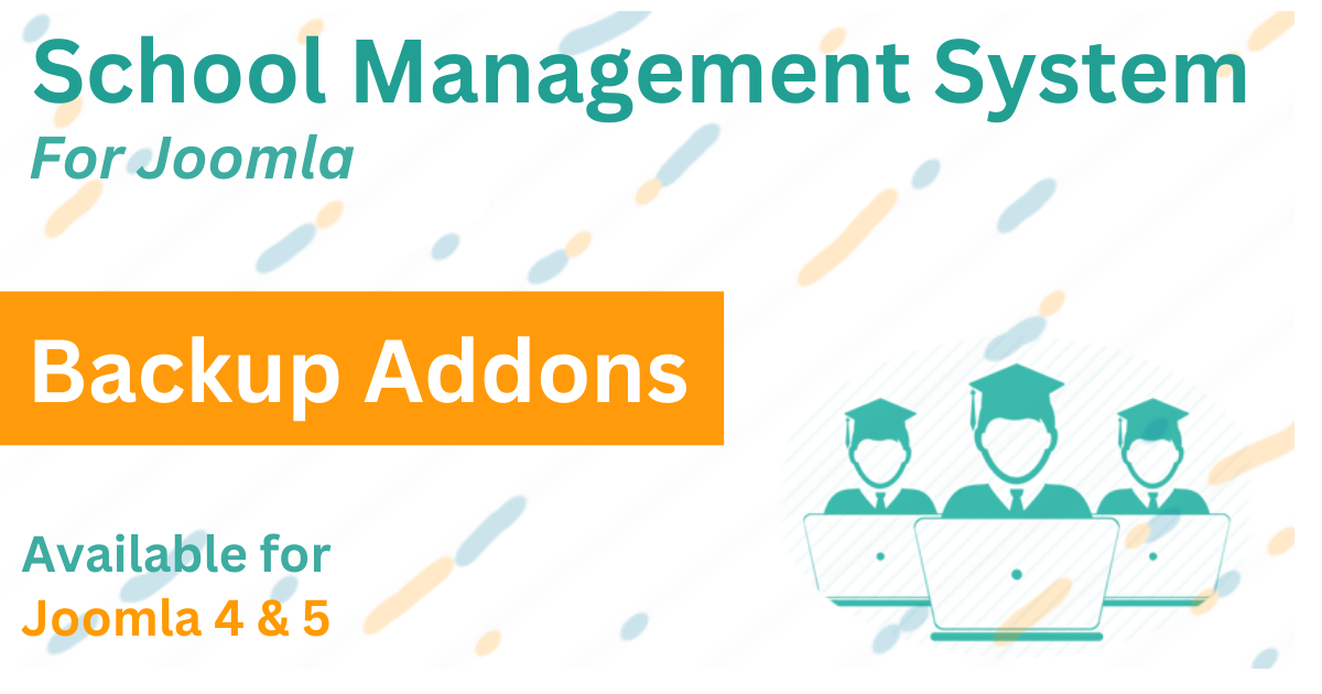 Backup Addons for School Management System Joomla